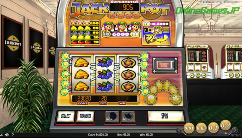 Jackpot 6000 スロット