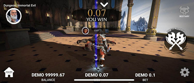 Dungeon Immortal Evil バトル